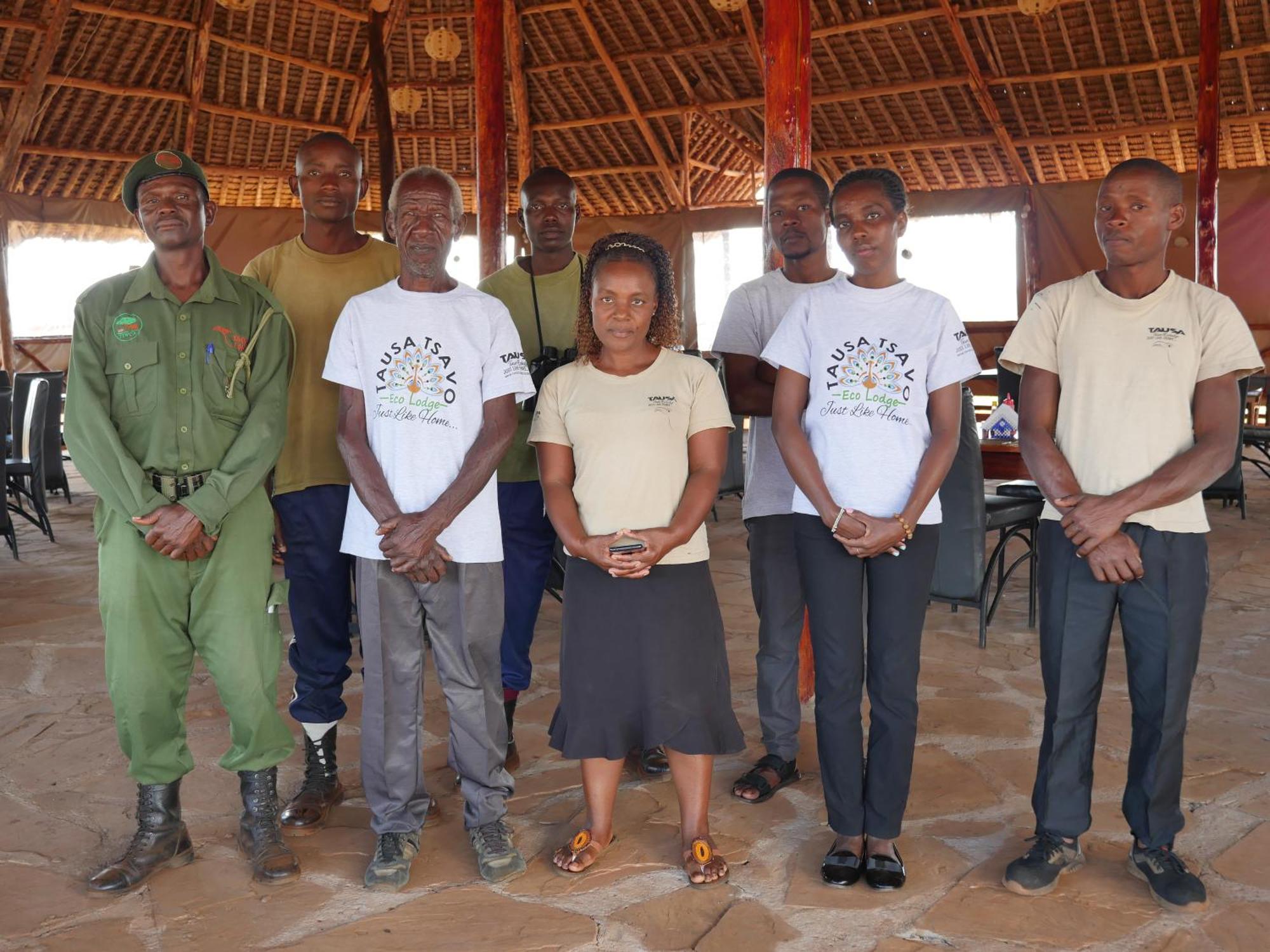 Tausa Tsavo Eco Lodge Voi Kültér fotó